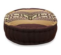 Asia Wohnstudio 3 Plis Extra Large Triangle Coussin, Rembourrage 100% kapok Naturel, XXL Jumbo Thai Taie d'oreiller, appuie-tête, Zafu Cushion, Thai Cushion with XXL Triangle