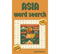 Asia Word Search: Word Search with Easy to Read Print about Asia and more | 6x9 inches, 110 pages | 50+ puzzles ... Gift for Vacations, Holidays, and Free Times