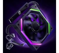 AsiaHorse Nyota Pro Ventilateur de boîtier pour PC, 120 mm, 120 mm, ARGB PWM 2000 tr/min, silencieux, à haut flux d'air, pale standard (évacuation de l'air d'échappement), noir, 1 pièce