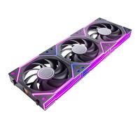 AsiaHorse NyotaUltra ARGB Lot de 3 ventilateurs de boîtier pour PC, 120 mm, RVB, Daisy Chain RVB, 58,5 CFM/2000 tr/min, 2,05 MMH2O, 4 broches PWN et 5 V 3 broches ARGB pour Asus Aura GIGABYTE MSI
