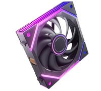 AsiaHorse NyotaUltra ARGB Ventilateur PC 120 mm RGB Daisy Chain [Infinity Mirror] [HDB] 58.5 CFM/2000 RPM/2.05MMH2O 4 broches PWM et 5V 3 broches ARGB pour Asus Aura ASRock GIGABYTE MSI