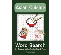 Asian Cuisine Word Search Puzzle Book: Word Searches with Easy to Read Print about Italian Meals, Pastas, Cheeses and More | 6x9, 111 pages | 50+ ... Gift for Vacations, Holiday, and Free Times