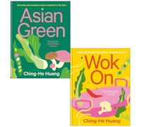 Asian Green & Wok On By Ching-He Huang Collection 2 Books Set