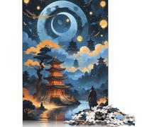 Asian Landscape Van Gogh Puzzles Imposible,desafío Para Adultos Entretenimiento Creativo 1000 Piezas Obra De Arte De Juego De Para Adultos Y Niños 1000pcs (38x26cm)