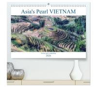 Asia's Pearl Vietnam (High Quality Premium Wall Calendar 2026 DIN A2 landscape),CALVENDO 12 Month Wall Calendar: Exotic and compelling, Vietnam's ... and culture is both breathtaking and alluring