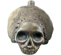 Asiasioc Sifflet de décompression à grand trou - Ocarina à double chambre - Sifflet de mort aztèque (A)