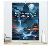 Asiatische Inspiration Fernöstlicher Art - Dunkle Werke (hochwertiger Premium Wandkalender 2026 DIN A2 hoch), Kunstdruck in Hochglanz: Inspirierende Kunstwerke im asiatischen Stil