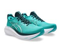 ASICS Gel-Nimbus 27 Chaussure De Running Sans Stabilisateurs Hommes-Noir,Gris Clair, Pointure 41.5