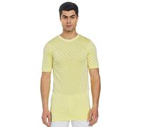 Asics 153427-0489 Seamless SS T-shirt à manches courtes pour homme Jaune - Jaune - Medium