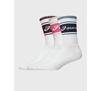 Asics - Logo Crew Sock - Chaussettes multifonctions - EU 43-46 - dark aubergine / bubblegum / midnight