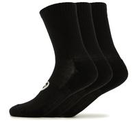 Pack de 3 paires de chaussettes asics crew noir unisex