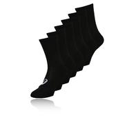 ASICS Chaussettes Crew Sock Performance – 6 paires Noir Unisexe Taille 35-38