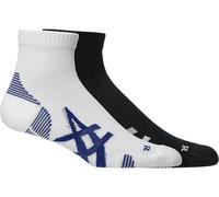 ASICS Aeg 2 Pack Cushioned Run Quarter Sock Performance Black / Performance Black unisex size M