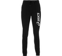 Asics Big Logo Pantalon de survêtement pour femmes avec grand logo, taille 4,5 mm, ceinture, taille 5,5 mm, ceinture. S S