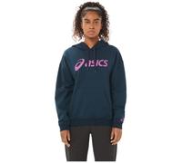 Asics Big OTH Hoodie 2032A990-403, Femme, Bleu marine, pulls molletonnés S