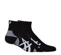 Asics - 2-Pack Cushion Run Quarter Sock - Chaussettes de running - EU 35-38 - I - performance black / performance black