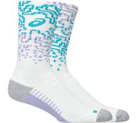 ASICS Chaussettes de course Performance Crew 39-42 Blanc/Bleu