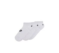 ASICS Chaussettes de sport noir / blanc perle, Taille S