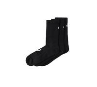 ASICS Chaussettes de sport Aeg Crew, 3 paires, noir/blanc, Taille L