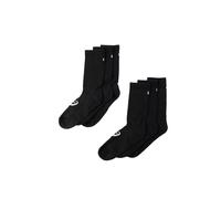 ASICS Chaussettes de sport noir / blanc, Taille S