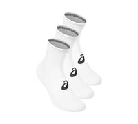 ASICS Aeg 3 Pack Quarter Sock Brilliant White unisex size S