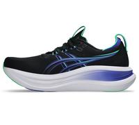 ASICS Chaussure de course 'Gel-Nimbus 28' bleu / aqua / vert fluo / noir, Taille 42,5
