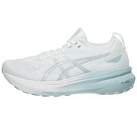 Asics Chaussures de Course Gel-Kayano 31 pour Femme, Blanc/Gris Dauphin, 41.5 EU