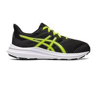 ASICS Chaussures de Running Mixte Enfant Jolt 4 GS, Black/Lime Zest, 38 EU