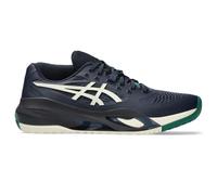 ASICS Chaussures de tennis Gel-Resolution X pour homme, Bleu nuit/crème, 15 Wide