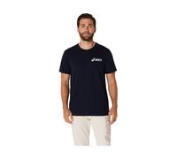 ASICS Chest Logo Ss Tee Midnight / Brilliant White hommes size M