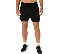 ASICS Core 2in1 5in Short de running Hommes-noir, noir, Taille XXL