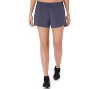 ASICS Core 4in Short De Running Femmes-Bleu Gris, Taille L