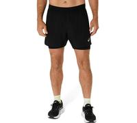ASICS Core 2in1 5in Short De Running Hommes - Noir , Noir, Taille S