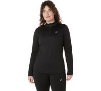 Asics T-shirt manches longues 1/2 zippé Femme Noir XL