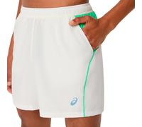 Asics Short Padel Court 7in Cream/Vital Green Homme M
