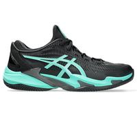Chaussures Homme Asics Court FF 3 Black/Aurora Green - TERRE BATTUE