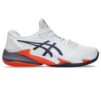 ASICS Homme Court FF 3 Clay Sneaker, Blanc/Violet GRISÂTRE, 43.5 EU