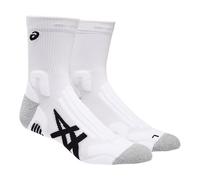 ASICS Court+ Tennis Crew Sock Brilliant White unisex size I