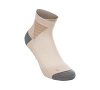 ASICS Chaussettes de running Elite Fujitrail Quarter beige Taille 43-46