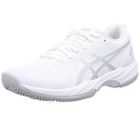 ASICS Femme Gel-Game 9 Clay/OC Sneaker, Blanc/Argent Pur, 40.5 EU