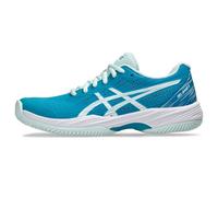 ASICS Femme Gel-Game 9 Clay/OC Sneaker, Bleu Sarcelle/Blanc, 37 EU