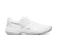 ASICS Femme Gel-Game 9 Sneaker, Blanc/Argent Pur, 44 EU