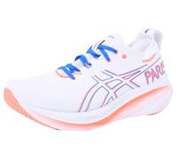 Asics Femme Gel-Nimbus 26 Sneaker, Blanc Lever de Soleil Rouge, 44.5 EU