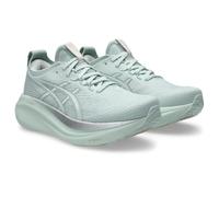 ASICS Femme Gel-Nimbus 27 Sneaker, Pure Aqua White, 41.5 EU