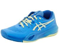 ASICS Femme Gel-Resolution X Clay Sneaker, CÔTE Bleue/Huddle Jaune, 41.5 EU