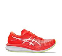ASICS Femme Magic Speed 3 Sneaker, Lever DE Soleil Rouge/Blanc, 39.5 EU