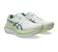 ASICS Femme Magic Speed 4 Sneaker, Blanc/Céladon, 35.5 EU