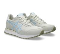 ASICS Femme Tiger Runner II Sneaker, Cream Light Blue, 40 EU