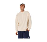 ASICS Fleece Crew - Neck Top Relaxed Oatmeal hommes size S