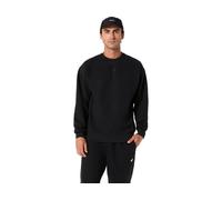 ASICS Fleece Crew - Neck Top Relaxed Performance Black hommes size L